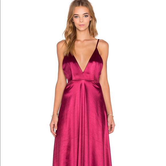 twin sister Dresses & Skirts - Revolve plunge front maxi dress